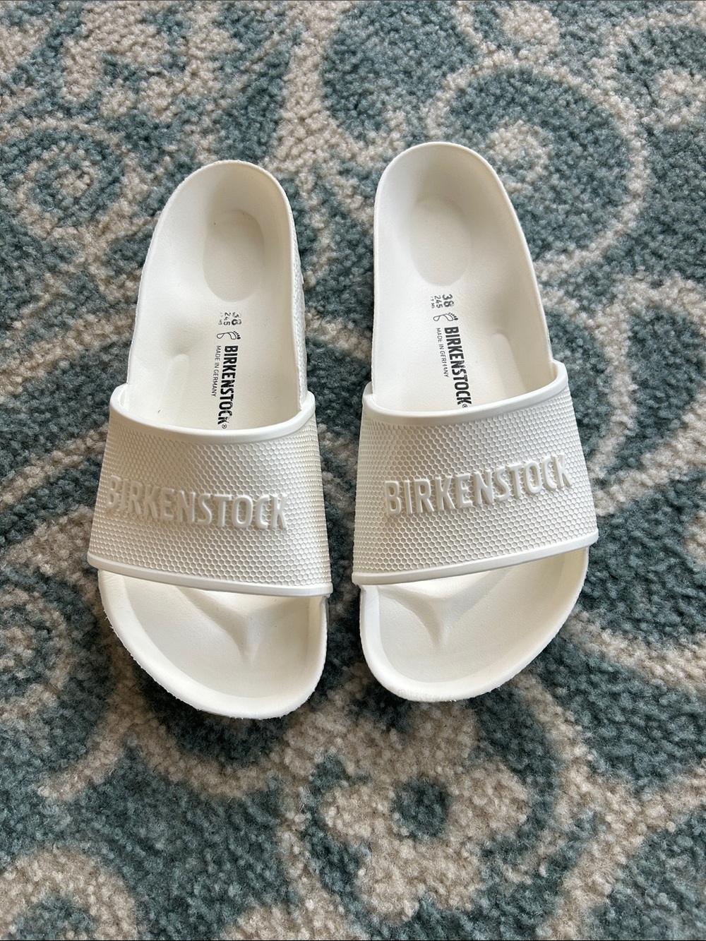 Birkenstock Women’s White Slide Sandals - Lightweight EVA Slides